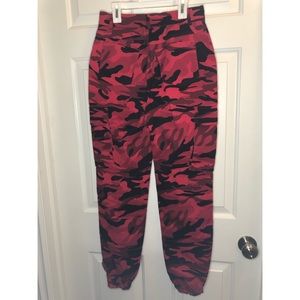 Hera Collection Red and Black Camo Pants